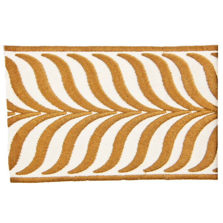 Martin 6 Toffee by Stout Designer Trim DISTINCTION TAPES 100%POL CHINA WYZENBEEK 50 000 DOUBLE RUB WEAR TEST (HEAVY DUTY) Horizontal: 3.500 and Vertical: 0.625 3.5 in - Swanky Fabrics -