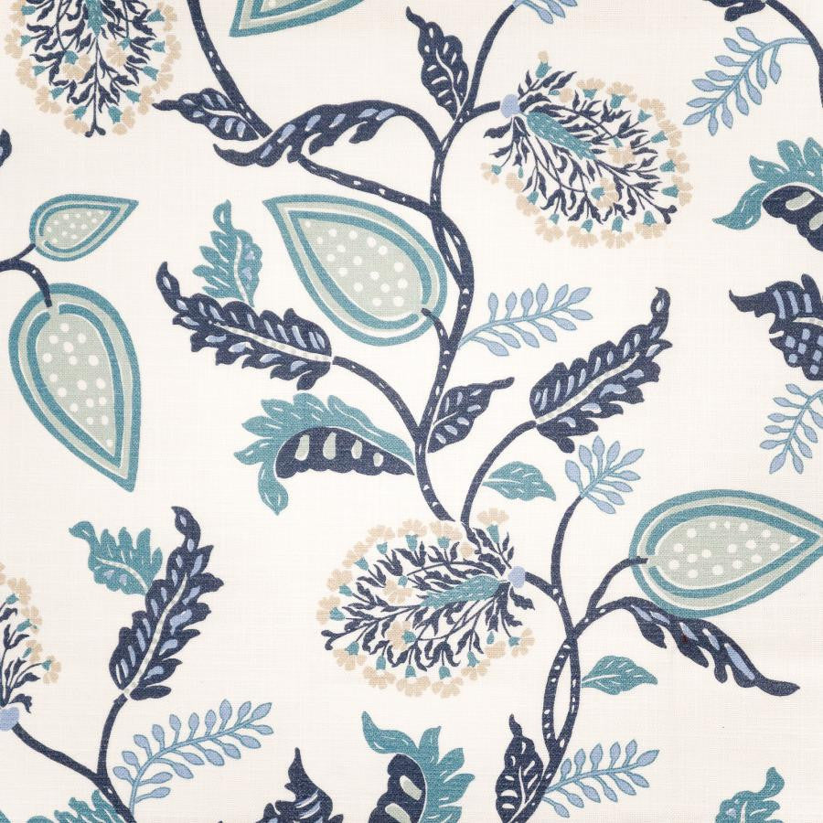 Malmo # 147 Lagoon by Maxwell Designer Fabric Color Theory-Vol. Ix Pacific 100% COTTON SPAIN V-20.8" H-18" 55" - Swanky Fabrics -
