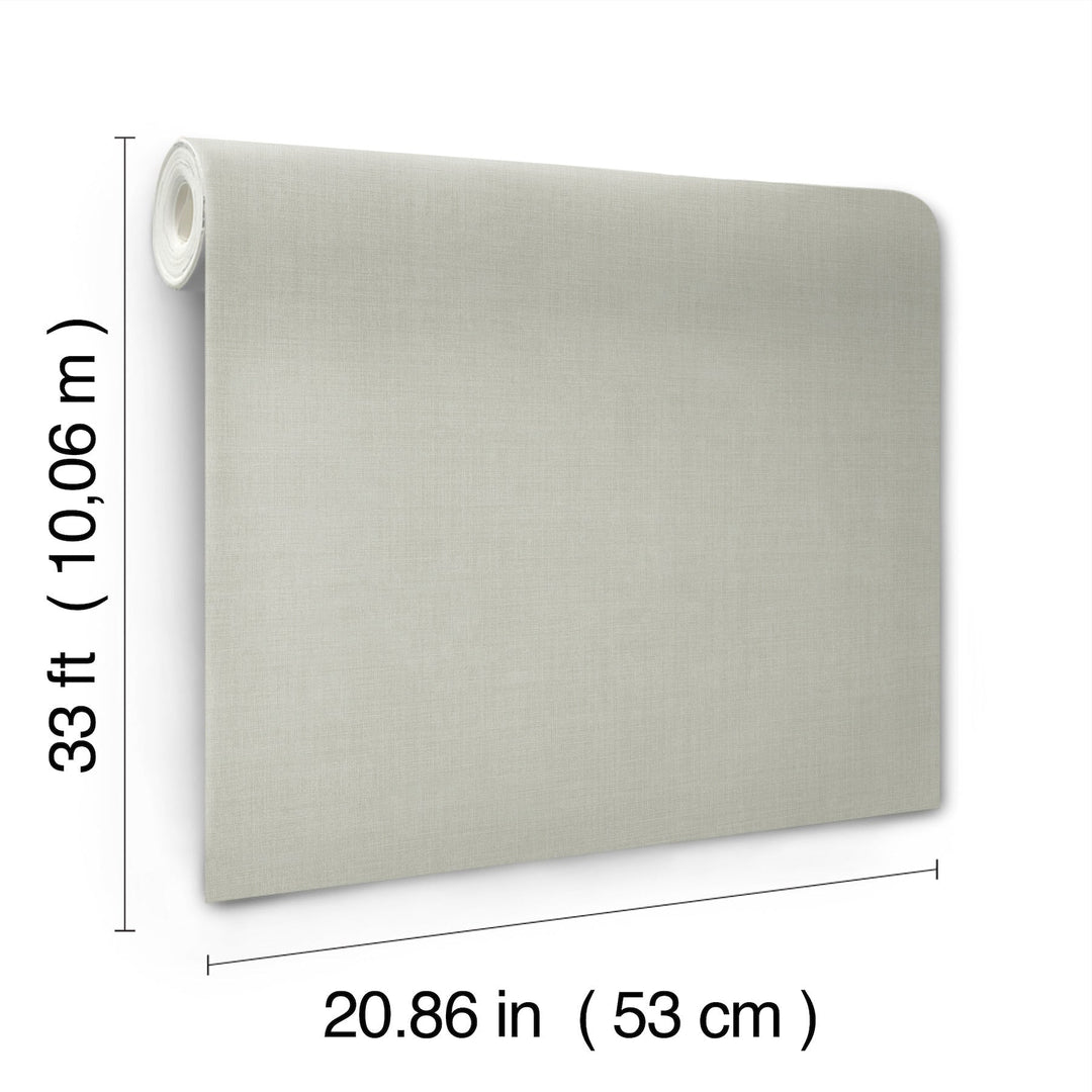 Vava Alg Grey Wallpaper by York Wallcoverings Designer