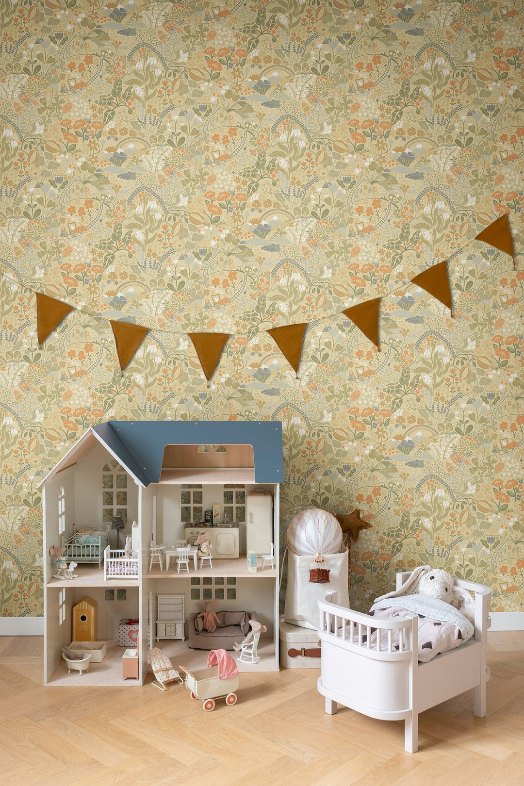 Taget Yellow Wallpaper by York Wallcoverings Designer
