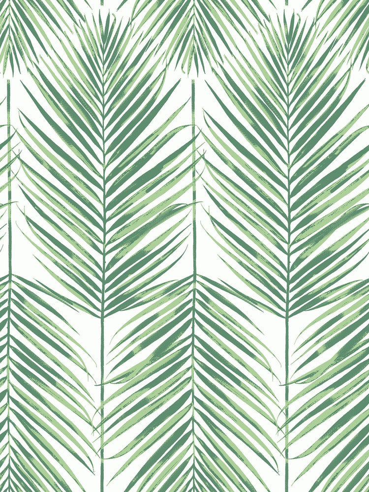 Paradise Palm Greenery MB30034 by Seabrook Designs Designer Wallpaper