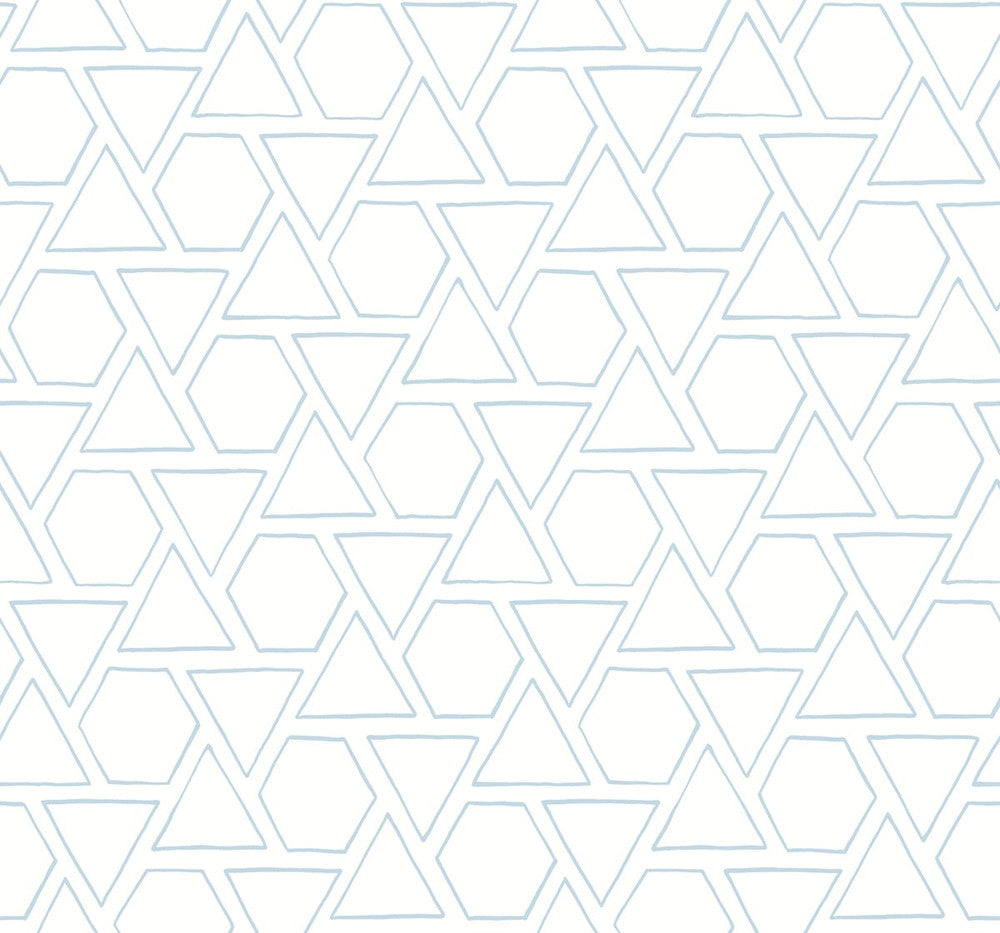 Sun Shapes Blue Oasis MB30102 by Seabrook Designs Designer Wallpaper