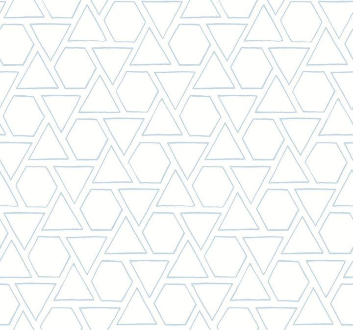 Sun Shapes Blue Oasis MB30102 by Seabrook Designs Designer Wallpaper