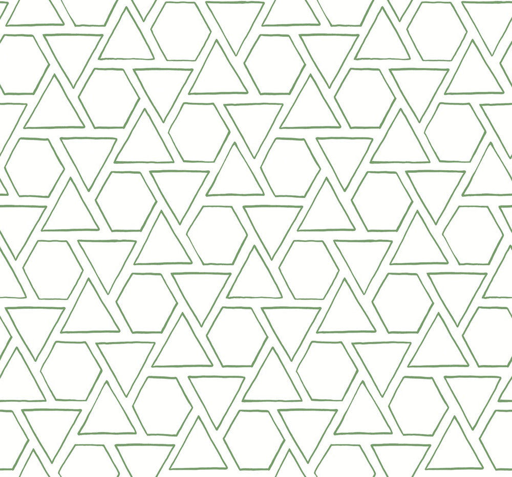Sun Shapes Greenery MB30104 by Seabrook Designs Designer Wallpaper
