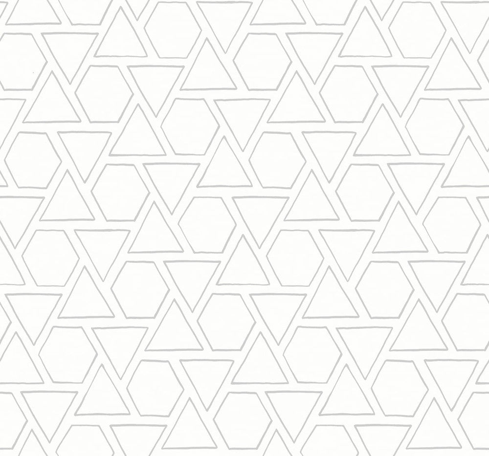 Sun Shapes Daydream Gray MB30105 by Seabrook Designs Designer Wallpaper