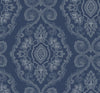 Seabrook Designs Wallpaper Nautical Damask Nautical Blue MB30322