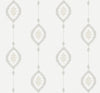 Seabrook Designs Wallpaper Sand Dollar Stripe Black Sands MB30500