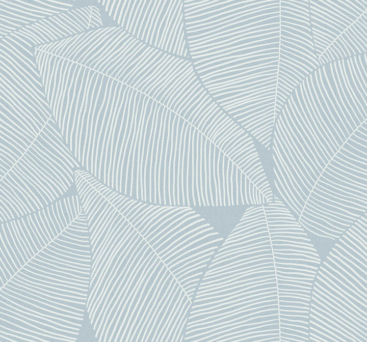 Summer Magnolia Blue Oasis MB31302 by Seabrook Designs Designer Wallpaper