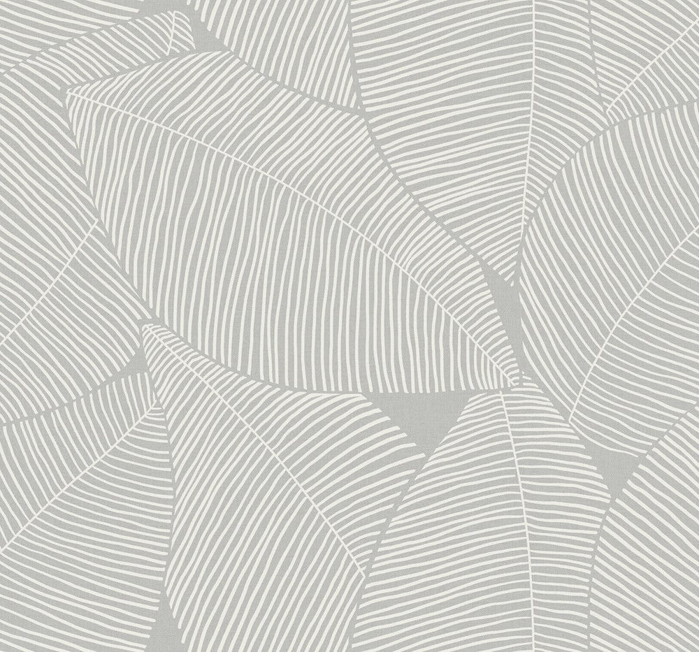 Summer Magnolia Daydream Gray MB31305 by Seabrook Designs Designer Wallpaper