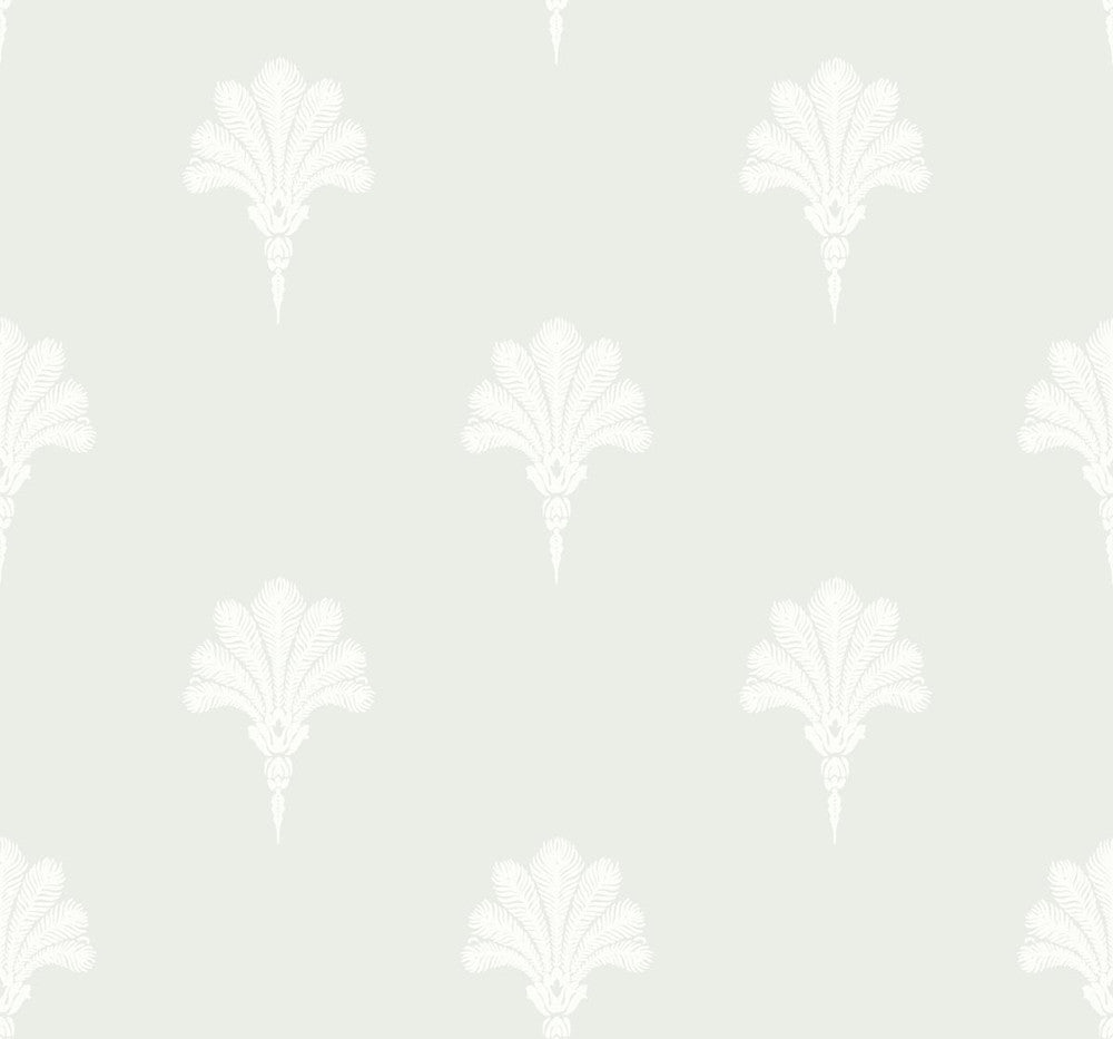 Summer Fan White Sands MB31627 by Seabrook Designs Designer Wallpaper