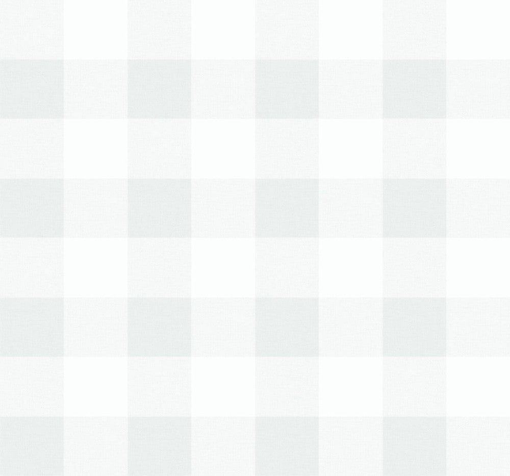 Picnic Plaid White Sands MB31900 by Seabrook Designs Designer Wallpaper