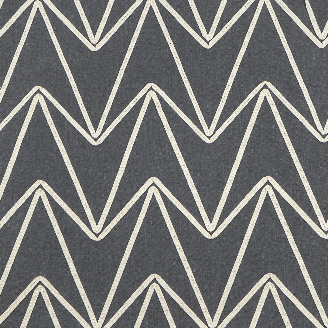 Midway # 528 Marine by Maxwell Designer Fabric Color Theory-Vol. X Twilight BASE: 52% POLYESTER 48% COTTON EMB: 100% COTTON INDIA EMB: V-18.9" H-17" W: 54" EMB: 53" - Swanky Fabrics -