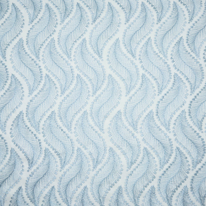 Mcgarvey 1 Starlight by Stout Designer Fabric COMFORTABLE LIVING HAZE/NAVY 100%COT %REMB INDIA MARTINDALE WEAR TEST (25 000 CIRCULAR RUBS) Horizontal: 3.500 and Vertical: 7.875 51 in - Swanky Fabrics -