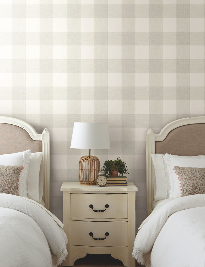 Common Thread Fog Green Wallpaper by Magnolia Home Designer