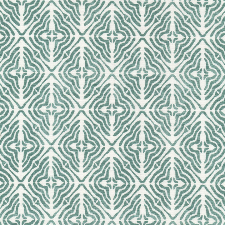 Megan 1 Lagoon by Stout Designer Fabric RAINBOW LIBRARY VAPOR/SEAGLASS 58%LIN 42%COT INDIA Horizontal: 6.500 and Vertical: 7.500 54 in - Swanky Fabrics -