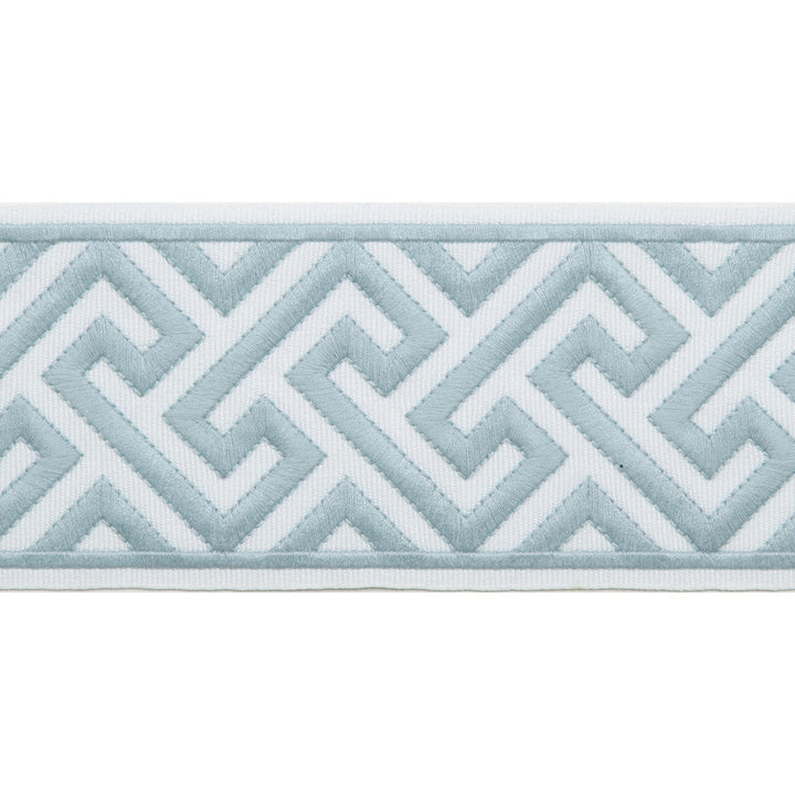 Melrose Emb Tape Arctic by Magnolia Designer Trim - 51% Fibranne, 49% Polyester China Horizontal: and Vertical: 3.5 - Swanky Fabrics -