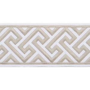 Magnolia Trim Melrose Emb Tape Linen
