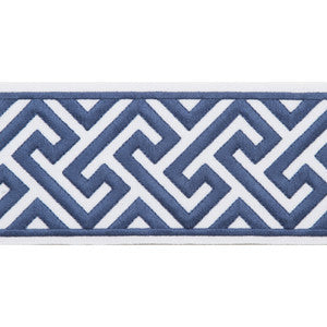 Magnolia Trim Melrose Emb Tape Marine