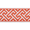 Magnolia Trim Melrose Emb Tape Papaya
