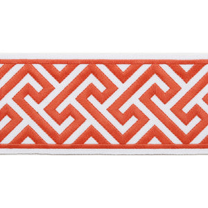Magnolia Trim Melrose Emb Tape Papaya