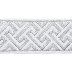 Magnolia Trim Melrose Emb Tape Silver