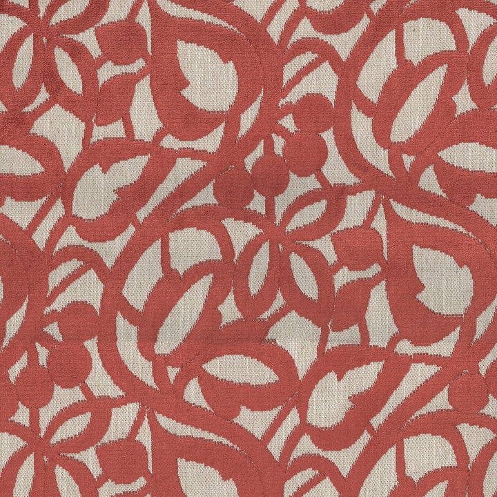 Merits 14 Paprika by ABBEYSHEA Designer Fabric 29% Polyester, 5% Linen, 66% Rayon China 130,000 Double Rubs (Wyzenbeek) </p><p>Repeat: Horizontal: 12.7" (32.2 cm) Up the Roll and Vertical: 13.78" (35.0 cm) Across the Roll 54" (137 cm) - Swanky Fabrics -