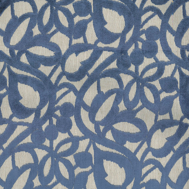 Merits 306 Azure by ABBEYSHEA Designer Fabric 29% Polyester, 5% Linen, 66% Rayon China 130,000 Double Rubs (Wyzenbeek) </p><p>Repeat: Horizontal: 12.7" (32.2 cm) Up the Roll and Vertical: 13.78" (35.0 cm) Across the Roll 54" (137 cm) - Swanky Fabrics -