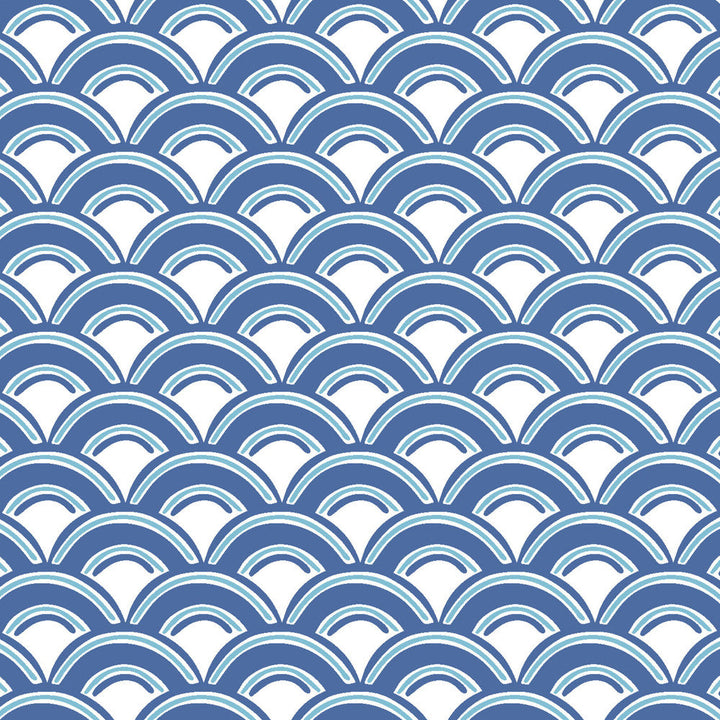 Merlin 1 Lake by Aoc Designer Fabric THE ART OF COLOR OASIS 100%COT USA Horizontal: 1.000 and Vertical: 0.750 54 in - Swanky Fabrics -