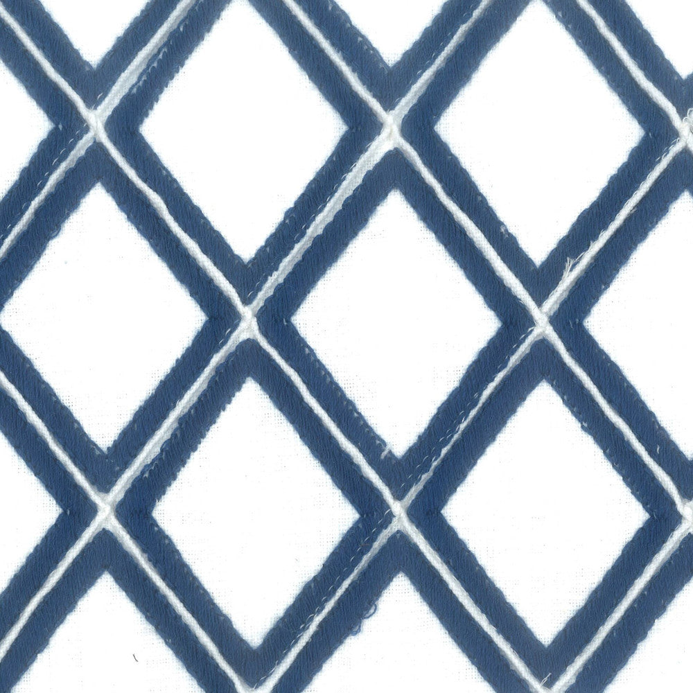Mesmerize 1 Royal by Stout Designer Fabric COMFORTABLE LIVING SPRAY/OCEAN 100%COT %PEMB INDIA Horizontal: 3.000 and Vertical: 3.500 51.5 in - Swanky Fabrics -
