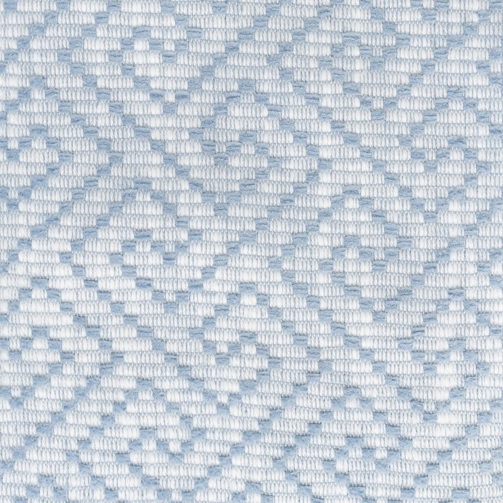 Metro 2 Spray by Stout Designer Fabric LIVING IS EASY BREEZE/SKY 100%UV USA CATB 117-2013 MARTINDALE WEAR TEST (20 000 CIRCULAR RUBS) Horizontal: 2.375 and Vertical: 2.250 55.5 in - Swanky Fabrics -