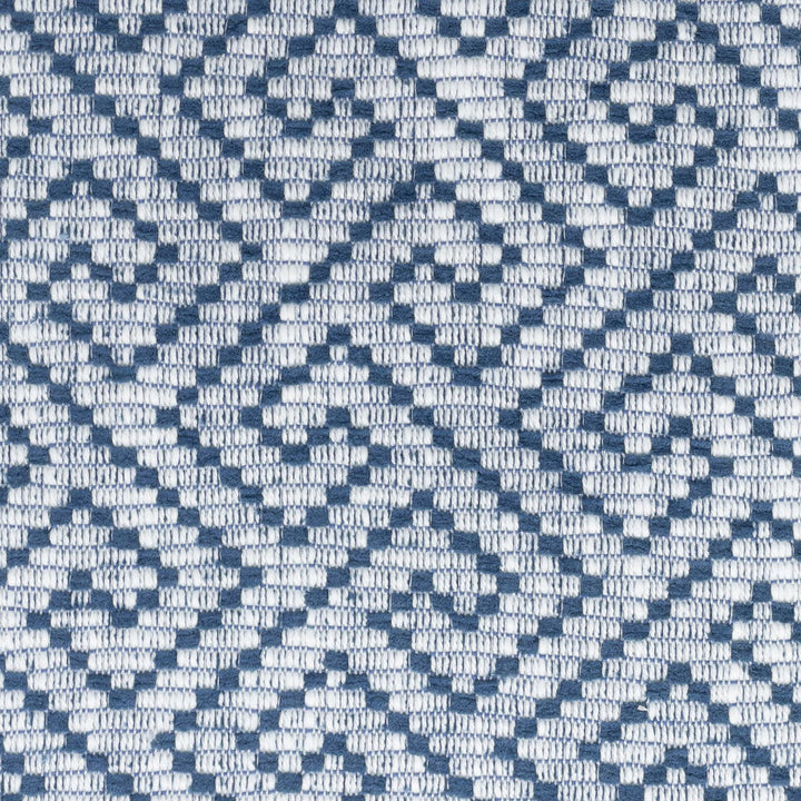 Metro 3 Blueberry by Stout Designer Fabric LIVING IS EASY BREEZE/SKY 100%UV USA CATB 117-2013 MARTINDALE WEAR TEST (20 000 CIRCULAR RUBS) Horizontal: 2.375 and Vertical: 2.250 55.5 in - Swanky Fabrics -