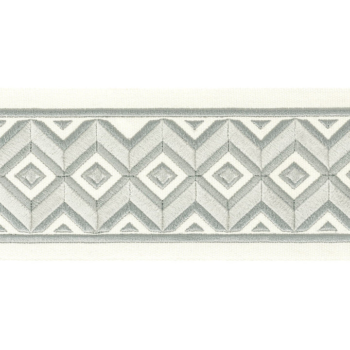 Midland Tape 2 Pewter by Stout Trim Stout Trim Midland Tape 2 PewterTrim STITCHED UP TRIM INDIA </p><p>Repeat: H: 4.000, V: 1.500 4 in - Fabric Carolina -