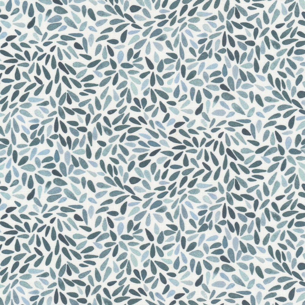 Midpoint 1 Mineral by Stout Designer Fabric RAINBOW LIBRARY VAPOR/SEAGLASS 100%COT SPAIN Horizontal: 6.750 and Vertical: 6.750 54 in - Swanky Fabrics -