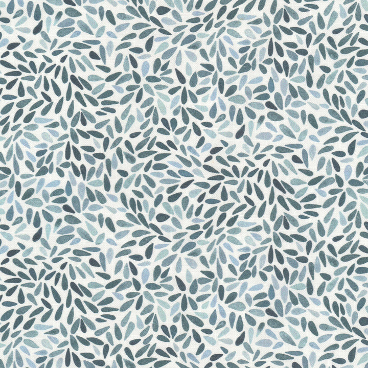 Midpoint 1 Mineral by Stout Designer Fabric RAINBOW LIBRARY VAPOR/SEAGLASS 100%COT SPAIN Horizontal: 6.750 and Vertical: 6.750 54 in - Swanky Fabrics -