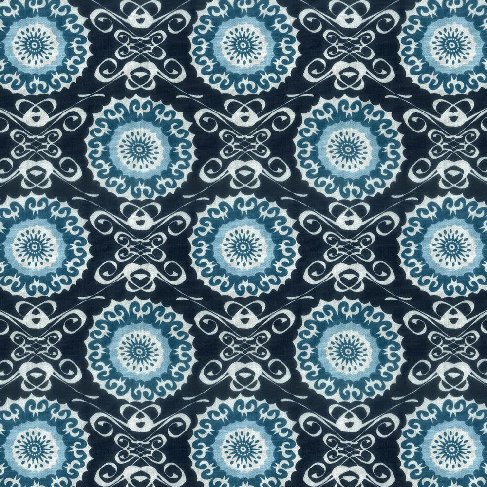 Midsummer 3 Navy by Aoc Designer Fabric LA BELLA VITA 50%COT 50%LIN USA FLAME RETARDANT-CA BULLETIN 117-SECTION E FLAME RETARDANT-U.F.A.C. CLASS 1 PERFORMANCE RATED FABRIC WYZENBEEK 60 000 DOUBLE RUB WEAR TEST (HEAVY DUTY) Horizontal: 7.750 and Vertical: 7.500 54 in - Swanky Fabrics -