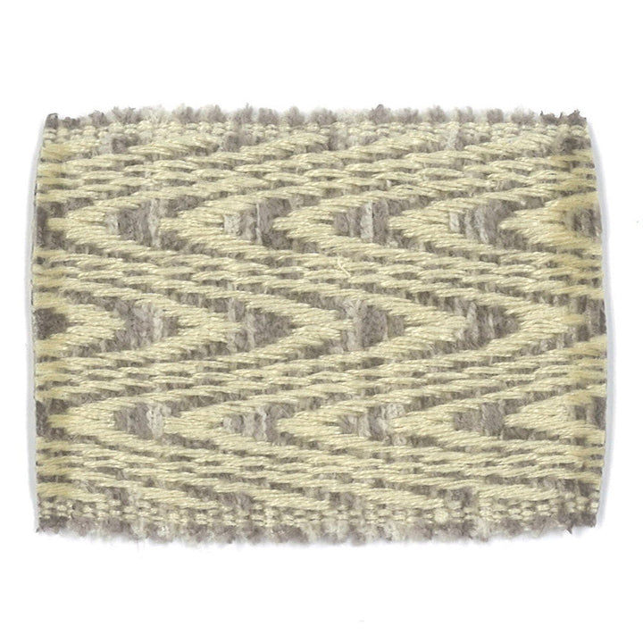 Milbank 2 Stone by Stout Designer Trim TREND ALERT TRIM 50%COT 50%LIN CHINA Horizontal: 0.63 and Vertical: 0 2.25 in - Swanky Fabrics -