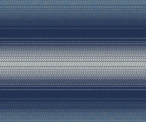 Million Navy 60 by Norbar Designer Fabric HEAT WAVE 100% SOLUTION DYED ACRYLIC GERMANY 29 1/2"V 6 3/4"H 55 - Swanky Fabrics -