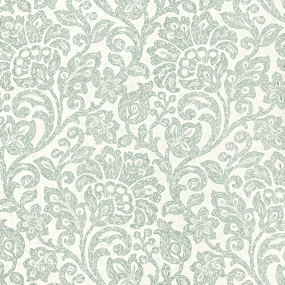 Mineola 1 Lagoon by Stout Designer Fabric COLOR MY WINDOW LAKE/SEAGLASS 100%COT %MEMB INDIA WYZENBEEK 15 000 DOUBLE RUB WEAR TEST (HEAVY DUTY) Horizontal: 14.500 and Vertical: 24.500 51 in - Swanky Fabrics -
