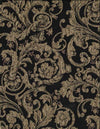 Norbar Fabric Minuet Black Gold