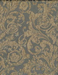 Norbar Fabric Minuet Gray Gold