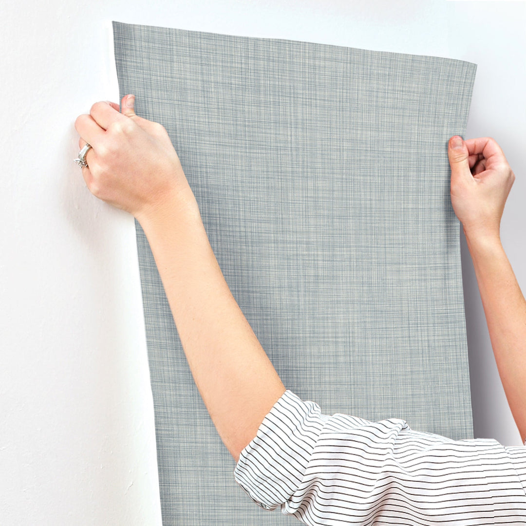 Crossroad Denim Wallpaper by Magnolia Home Designer