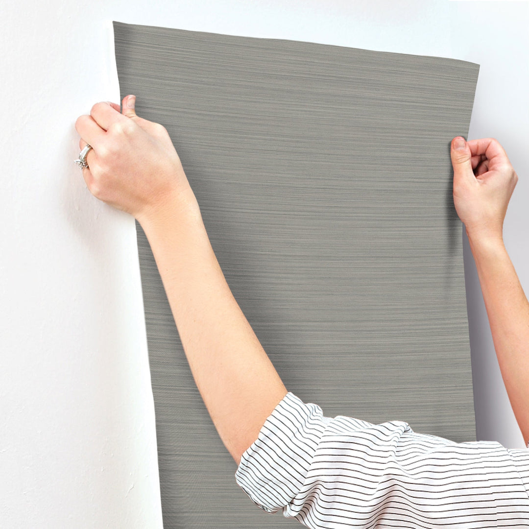 Loomed Ash Wallpaper by Magnolia Home Designer
