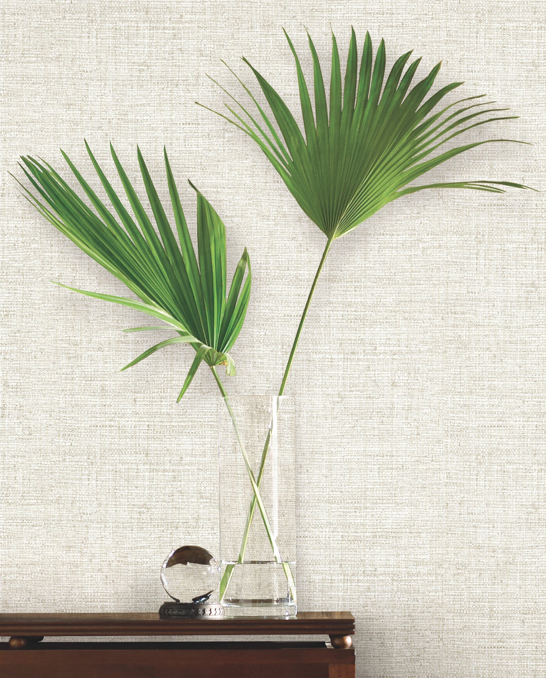 Papyrus Weave White Wallpaper by Inspired by Color Designer