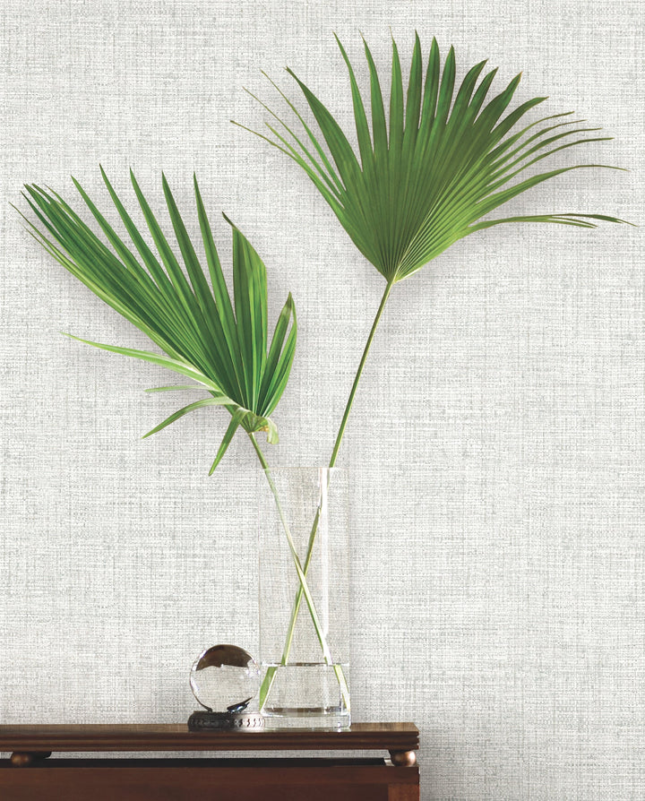 Papyrus Weave Grey Wallpaper by Inspired by Color Designer