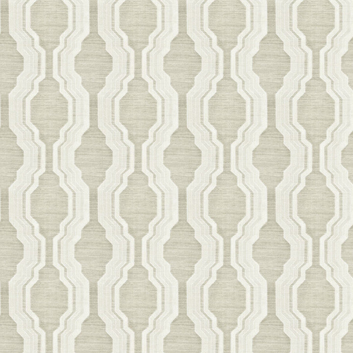 Mobil 1 Pumice by Stout Designer Fabric COLOR MY WINDOW CHALK/TAUPE 33%COT 67%POL INDIA FLAME RETARDANT-N.F.P.A. 701 SMALL SCALE Horizontal: 6.875 and Vertical: 7.250 54 in - Swanky Fabrics -