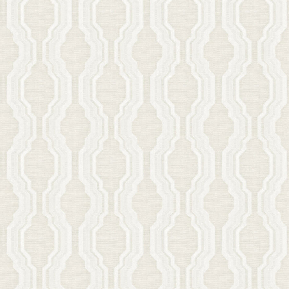 Mobil 2 Linen by Stout Designer Fabric COLOR MY WINDOW CHALK/TAUPE 33%COT 67%POL INDIA Horizontal: 6.875 and Vertical: 7.25 54 in - Swanky Fabrics -