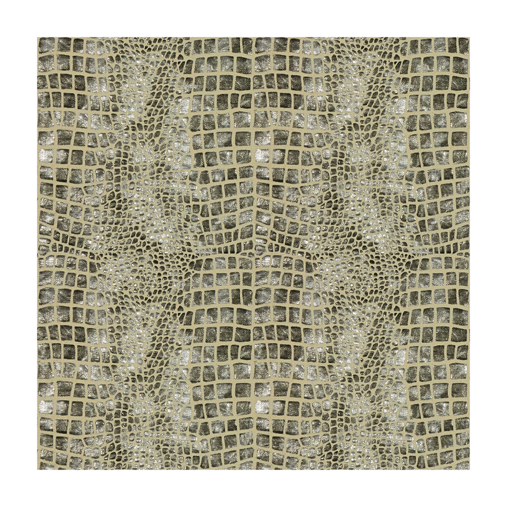 Mock Croc Gargoyle by Kravet Couture Designer Fabric MODERN LUXE II LINEN - 84%;VISCOSE - 16% Italy HEAVY Horizontal: 11 and Vertical: 13 53 - Swanky Fabrics -