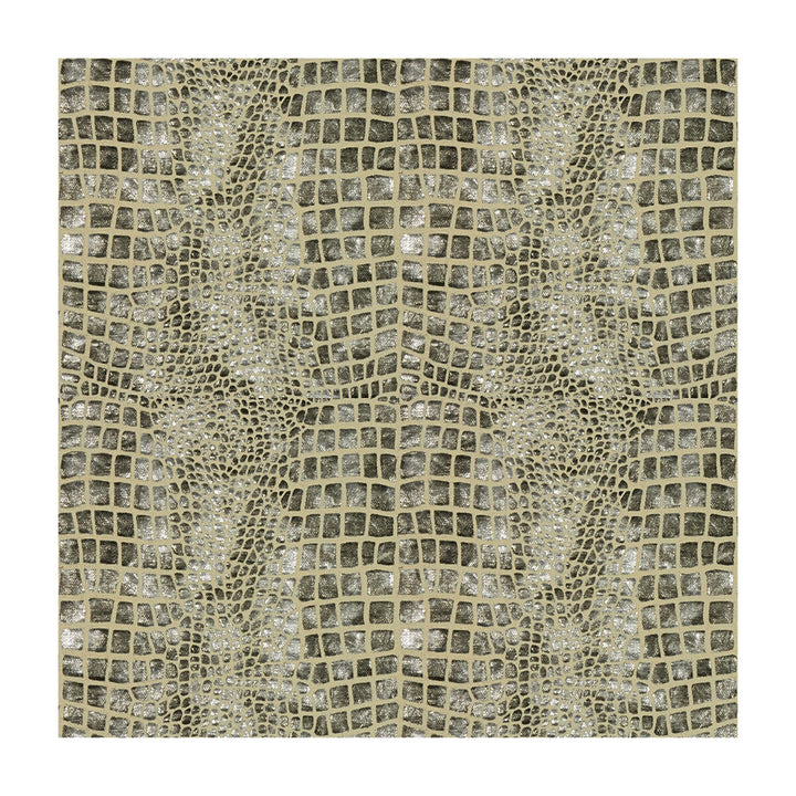 Mock Croc Gargoyle by Kravet Couture Designer Fabric MODERN LUXE II LINEN - 84%;VISCOSE - 16% Italy HEAVY Horizontal: 11 and Vertical: 13 53 - Swanky Fabrics -