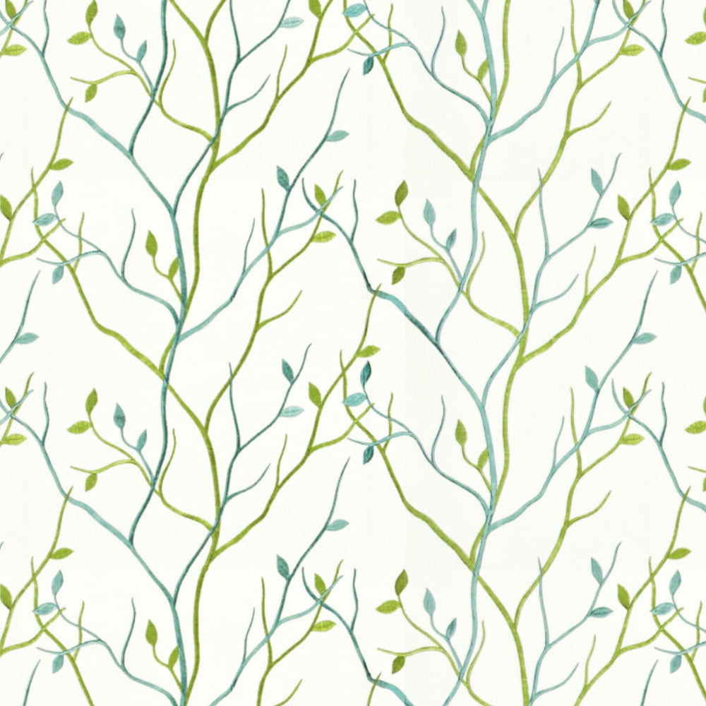 Mojo 1 Marine by Stout Designer Fabric RAINBOW LIBRARY SPA/TEAL 55%LIN 45%COT %VEMB INDIA </p><p>Repeat: 15.75 52 in - Swanky Fabrics -
