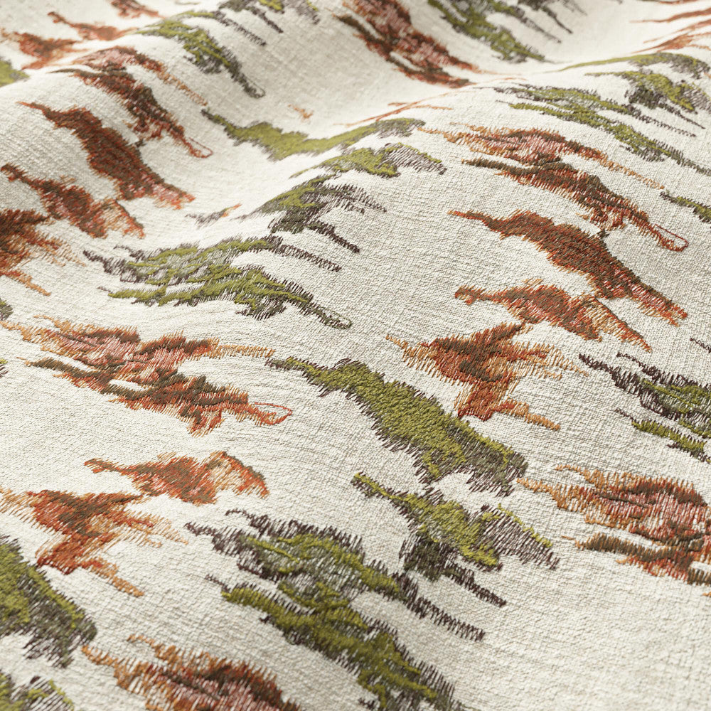 MOMBASA 28J9161 by JF Designer Fabric TRIBUTE 100% Polyester India  Horizontal: 13 and Vertical: 9.5 55  - Swanky Fabrics -